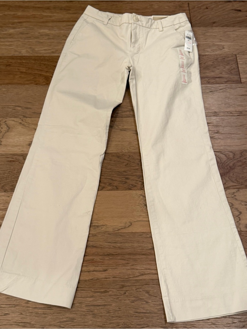 GAP Cream Boot-Cut Pants NWT SIZE 0